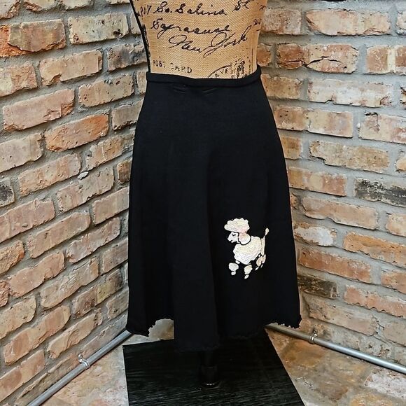Grace Dane Lewis black Poodle Skirt size Small - Picture 1 of 14